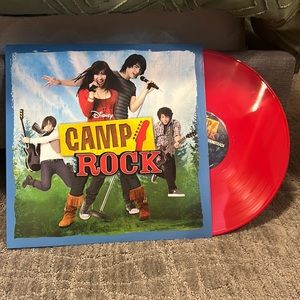 Camp rock red vinyl record